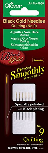 Clover Black Gold Needles: Quilting No 9, 9