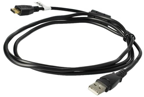 vhbw câble de données USB (USB standard type A sur appareil photo) 150cm compatible avec Kodak EasyShare LS755, V570, V610, V705 appareil photo
