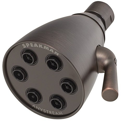 Speakman S-2252-ORB Signature Brass Icon Anystream High Pressure Adjustable Shower Head, Oil-Rubbed Bronze