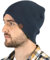 Knit Beanie Wintermützen für Damen und Herren,Rodelmütze für kaltes Wetter,Warme, weiche und dehnbare tägliche gerippte Acryl-Strumpfmütze,Leichte & stilvolle Ski-, Skates- & Schneekappen Dunkelgrau