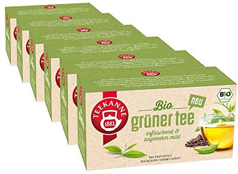 Teekanne Bio Gr?ner Tee, 6er Pack