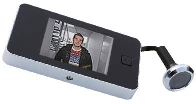 BASI TS 710 - Spioncino digitale per porte di ingresso e di ingresso di casa, argento, 1