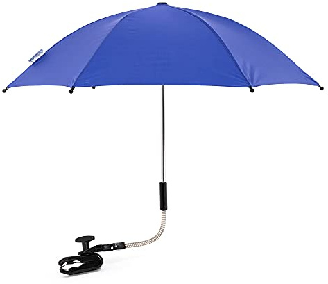 FYLO Universal Baby Parasol Umbrella Sun Canopy Shade Maker for Pushachair Pram Buggy - Blue