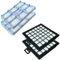 PakTrade Set - 2X HEPA Filter + 2X Motorfilter geeignet Für Siemens VS08G1623, VS08G1666/03 Dynapower XXL