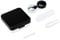 Uxsiya Mini Contact Lens Case Portable Contact Lens Container for Contact Lenses and Travel (Black)