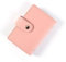 Porta carte di credito in pelle PU con scomparti multipli porta biglietti da visita, borsa a portafoglio per 24 carte di credito, rosa