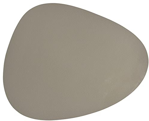 Platzset oval, 40x33x0,2cm,Fb. Silbergrau (Taupe) / VE = 6 Stück/Oval