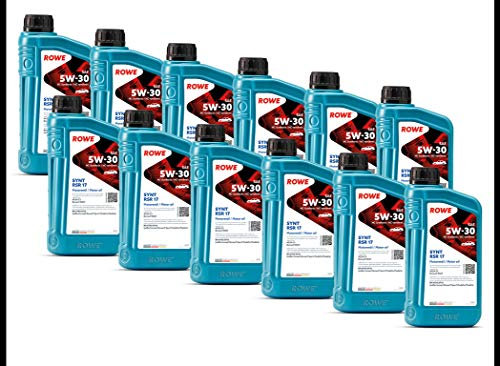 12 (12x1L) Liter ROWE HIGHTEC SYNT RSR 17 SAE 5W-30 Motoröl Madein Germany