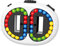 Rotierender Fingerwürfel Intelligenz Spiele Magic Bean Würfel Spielzeug,Finger Puzzle Kugelklassifizierungsspiel,IQ Game Spinnende magische Bohnen Dekompression Puzzle Toys für Kinder Teens Erwachsene