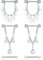 Funseedrr 4-12 Paar Brustwarzenpiercing Edelstahl 14G 16mm Barbells Nippelpiercing Brustpiercing Piercing Brustwarze Schmuck Set