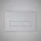 RAK Ecofix Matt Chrome Rectangle Push Button Dual Flush Plate Concealed Cistern