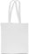 SAKETOS 1 Stück Stofftasche 38 x 42 cm - Tote Bag Weiß - Stoffbeutel zum Bemalen Unbedruckt - Baumwolltasche mit Zwei Langen Griffen - Tragetasche, Einkaufstaschen