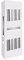 Nipter Stabkerzen Silber Metallic, Leuchterkerzen Tafelkerzen Spitzkerzen, Höhe 24,5 cm, Durchmesser 2,3 cm, geruchsneutral, Brenndauer 7h, Set 10 Stück (1 Box)