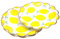 MaitianGuyou Lemon Disposable Party Plates,40-Pack Paper Plates for Birthday, Party, Retirement,Appetizer,Wedding Bridal Baby Shower(Lemon,7 Inch)