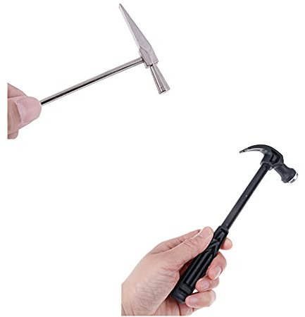 Mini 1 Martello Claw per la Lavorazione del Legno, Metallo per Piccoli Lineari, Strumento Manuale di Emergenza, Utile e Pratico