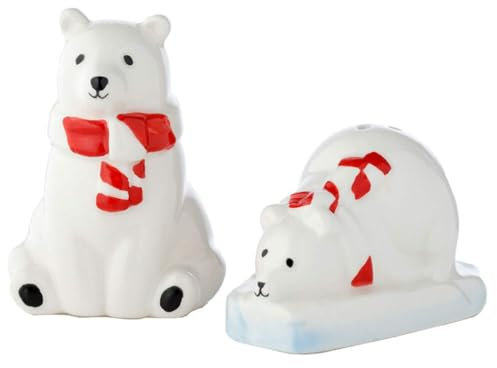 Puckator XSP14 Polar Bear Ceramic Salt and Pepper Set