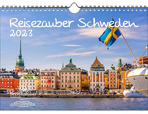 Reisezauber Schweden DIN A4 Kalender für 2023 Schweden Stadt und Land - Seelenzauber