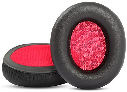 YunYiYi Ersatz-Ohrpolster, kompatibel mit Focal Spirit One/Focal Listen Wireless Pro Kopfhörer Memory Foam Ohrpolster Teile (Red)