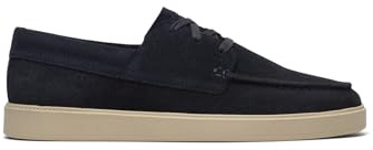 Clarks Herren - Schnürschuhe Lockford Boat blau EU-Größe 45