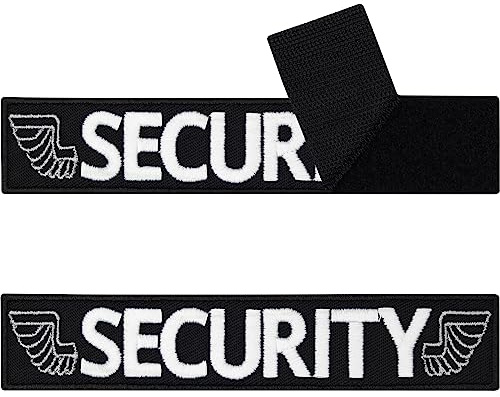 Security Patches Klett | Klett Patch Police hook and loop Patch hook loop, Klett Patch Polizei, Sichereheitsdienst Patch mit Klettverschluss, Security Aufnäher Klett | 125x25mm