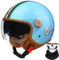 Motorcycle Helmet,Retro 3/4 Open Face Motorcycle Half Helmet with Double Visor, for Men Women Scooter ATV Cruiser Helmet ECE/DOT Approved 14,XL60-61cm