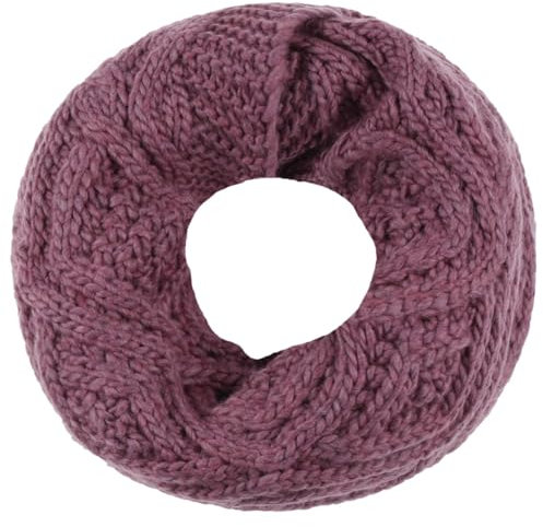 Seeberger Salvirola Loopschal Strickschal Damenschal Rundschal Winterschal Damen - Winter Herbst-Winter - One Size flieder