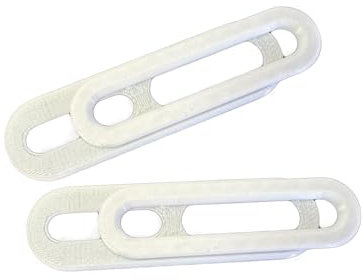 2 PCS Head Strap Adapter for Meta Quest 3 Head Strap for Quest 2 Head Strap Connection to Quest 3 Head Strap Accessories 3D Printed (Whlte)