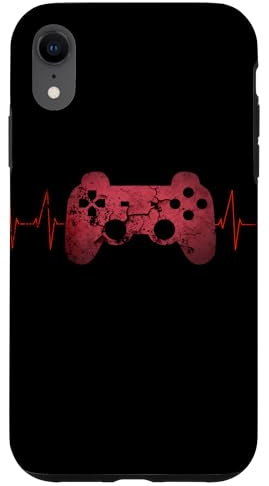 Hülle für iPhone XR Gamer Heartbeat Videospiele Gaming Jungen Teenager Zocker
