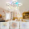 Caunmar 69CM Ventilateur Plafond Enfant Ventilateur Plafond Avec Lumiere RGB Dimmable Ventilateur De Plafond Silencieux Avec Lumiere Et Telecommande 6 Vitesses Chambre/chambre D'enfant