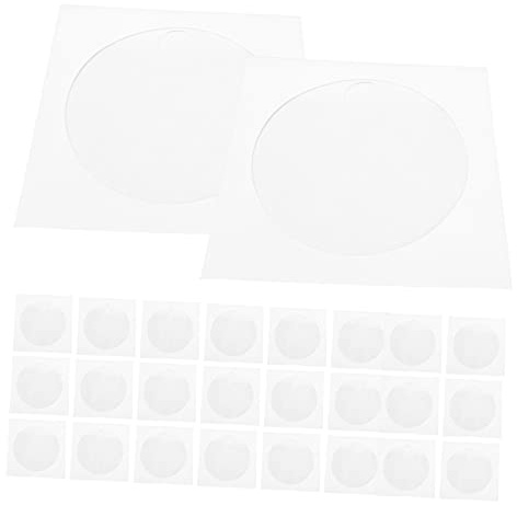 Yardenfun 100stücke Cd DVD Papierhüllen Cd Sleeve Für Sichere Aufbewahrung Für Zuhause Büro Und Schule Schützend Gegen Kratzer Und