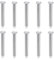 10 Pcs Rivet, Round Head Rivets, Carbon Steel Galvanized Rivets for Shovel Spade Fork Rake Hoe Handle Repair Garden Lawnmower Industrial Household Use (50 x 6 mm)