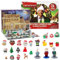 Adventskalender 2024, Christmas Vacation Advent Calendar 2024, Weihnachtskalender 2024 Spielzeug für Kinder, 24-Tage Weihnachts Countdown Kalender mit Sammelfiguren, für Kinder und Erwachsene