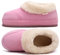 COFACE Hausschuhe Damen Warme Winter Plüsch Gefüttert Hüttenschuhe 38 Frauen Lammfell Fell Pantoffeln Bequeme Hausstiefel Slippers