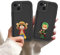 Handyhülle 2 Stück für iPhone 15 Hülle 6.1'' Anime Gear 5 Nika Luffy Zoro Manga Mode Cartoon Muster Design Case Kameraschutz Schutzhülle Stoßfest TPU Silikon Weich Ultra Dünn Cover - Schwarz
