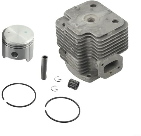 Gdfnmogo Kit guarnizioni pistone cilindro motore da 48 mm compatibile con 1E48F, 48F, 63CC, 6300 2 motori a coclea di terra per trapano, soffiatore, decespugliatore, pezzo di ricambio
