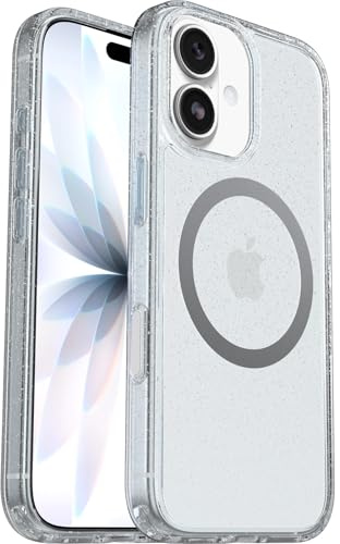 OtterBox Symmetry Clear MagSafe Case for iPhone 17, Stardust | Shockproof, Drop-Proof, Protective Thin Case, 3x Tested to Military Standard