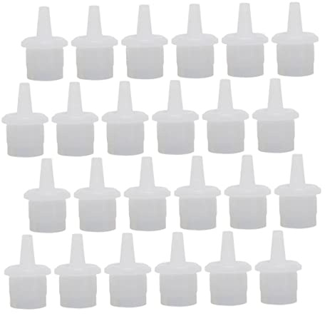 MAGICLULU 100pcs Glue Bottle Stopper for Eyelash Glue Lash Bottle Plug Closed Mouth Design for Eyelash Storage