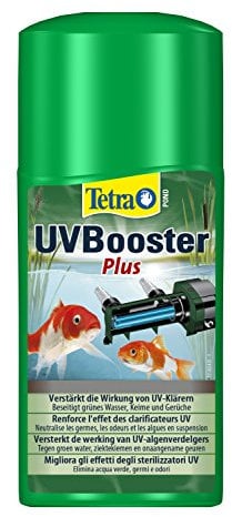 Tetra Pond UVBooster - verbessert die Leistung von UV-Klärern im Gartenteich, schafft kristallklares Wasser und beseitigt Schwebealgen und Verfärbungen, 250 ml Flasche