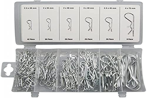 Benson Tools Federsplinte, 150-teiliges Sortiment, 30–75 mm