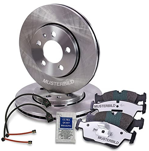 BESTPRICE Bremsenset Vorderachse inkl. Bremsscheiben Belüftet Ø 284 mm + Bremsbeläge vorne, Kompatibel mit FIAT GRANDE PUNTO (199_)