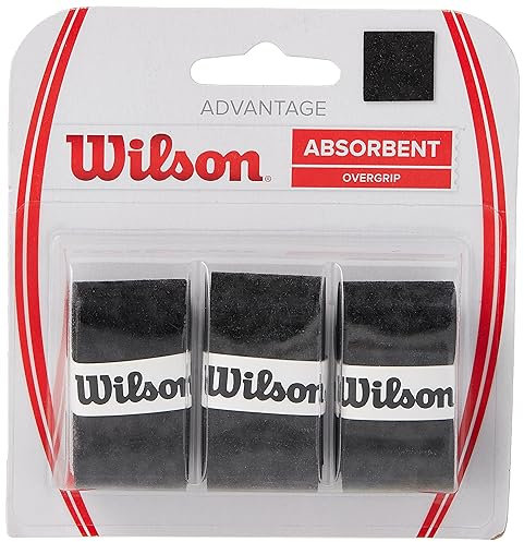 Wilson Griffband Advantage Overgrip 3 Pack, Schwarz, One Size