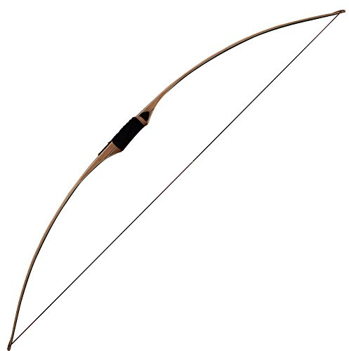 SAS Pioneer 68 Longbow Traditional Wood Long Bow Archery Target Hunting (Right Hand 50 pounds)