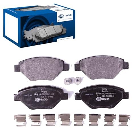 HELLA 8DB 355 010-551 Bremsbeläge | Kompatibel mit: RENAULT MEGANE II, MEGANE II Stufenheck