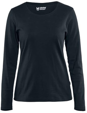 Blaklader 33011032 DAMEN-T-SHIRT MIT LANGEN ÄRMELN, Dunkles Marineblau, grootte S