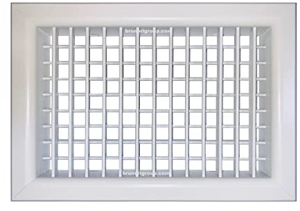 Bocchetta griglia mandata alluminio aria calda fredda diffusore 800x200mm bianca
