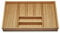 Orga-Box III EICHE Besteckeinsatz für 80er Schublade für Nobilia ab August 2012 (473 x 697 mm) Holz-Schubladeneinsatz mit 7 Fächer