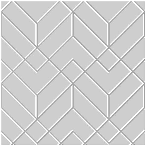 Superfresco Easy Losanges Filaires Silver Wallpaper