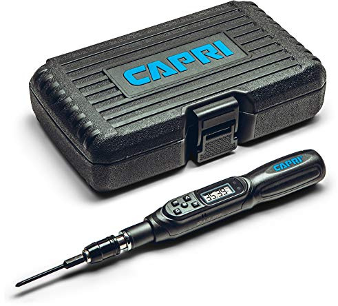 Capri Tools Digital Torque Screwdriver, Dual Direction, 1.77-35.39 in. lbs./20-400 cNm/2.04-40.82 kg-cm, 26000