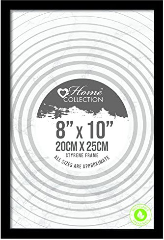 Design Group Styrol-Bilderrahmen, 20,3 x 25,4 cm, Schwarz