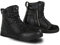 SHIMA Blake, Scarpe Moto Uomo | Rinforzate Stivali Moto Uomo in Pelle, Supporto alla Caviglia, Suola Antiscivolo, Impugnatura del Cambio (Nero, 46)
